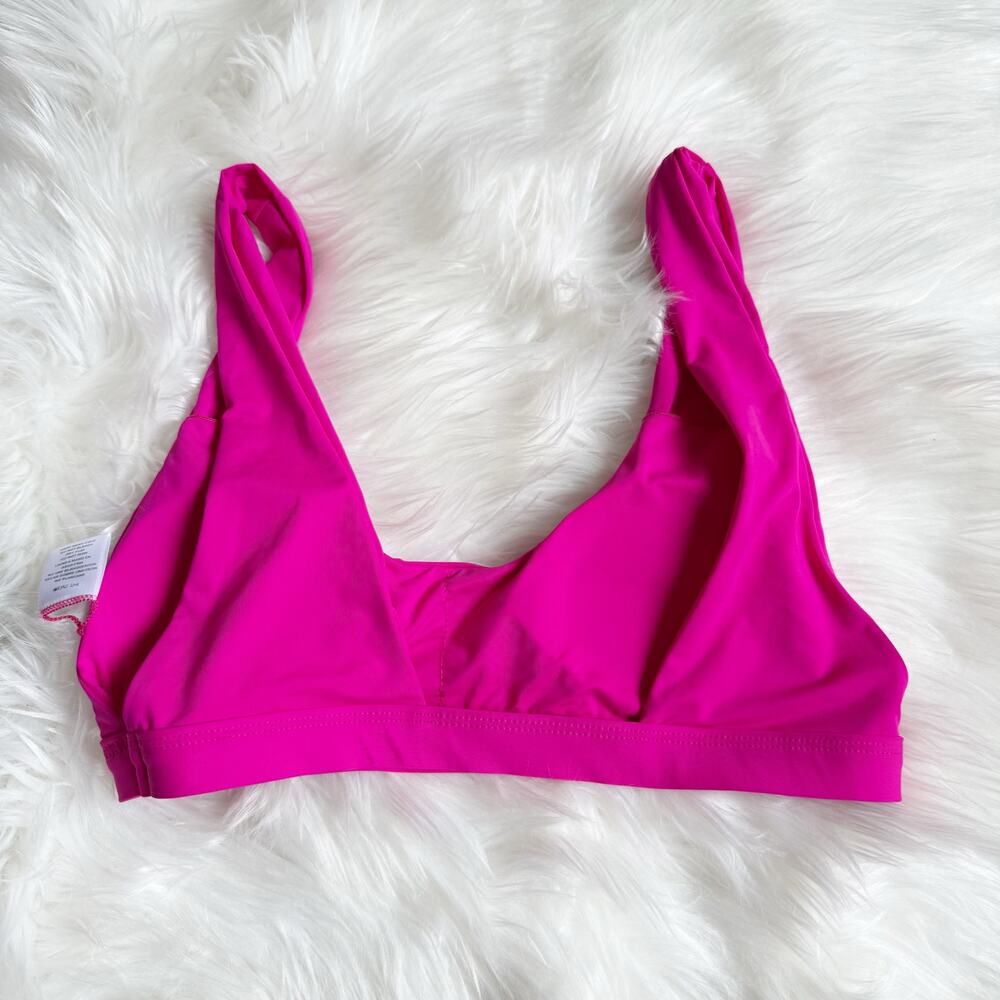 NWT Dippin Daisy’s Nocturnal Bikini Top Hot Pink Size Medium Summer Vacation USA